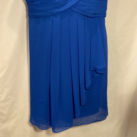 Royal Blue Cocktail Dress - Size 16 - Picture 3 of 9